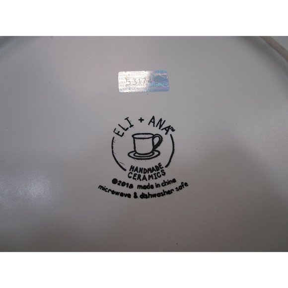 Sacrdy Cat Square Plate by Eli and Ana Handmade Ceramics 2018 GUC - Picture 11 of 12